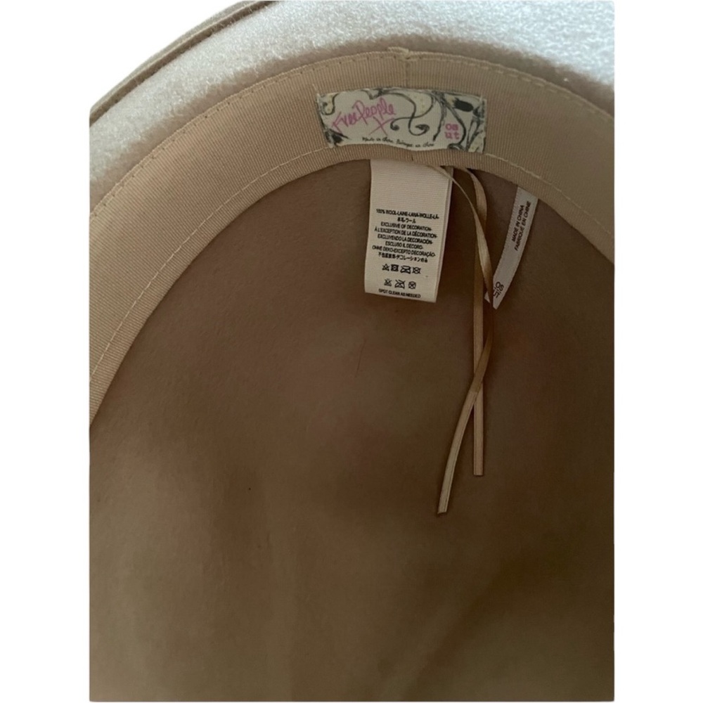 Free People Wythe Wool Hat with leather band - Picture 5 of 8